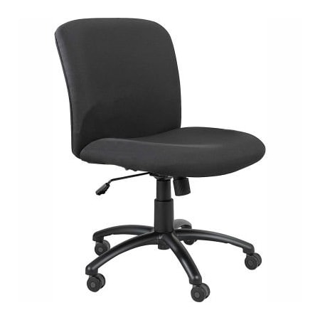 Safco Big & Tall Mid Back Chair Black 3491BL